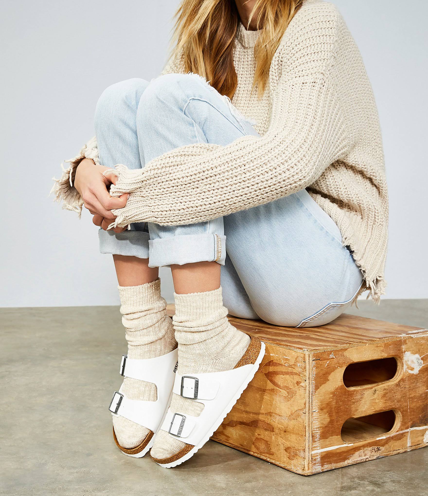 Birkenstock Women's Arizona Sandals - White - 36 EU / 5-5.5 N US