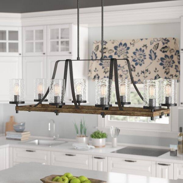 Zaria 8-Light Kitchen Island Linear Pendant