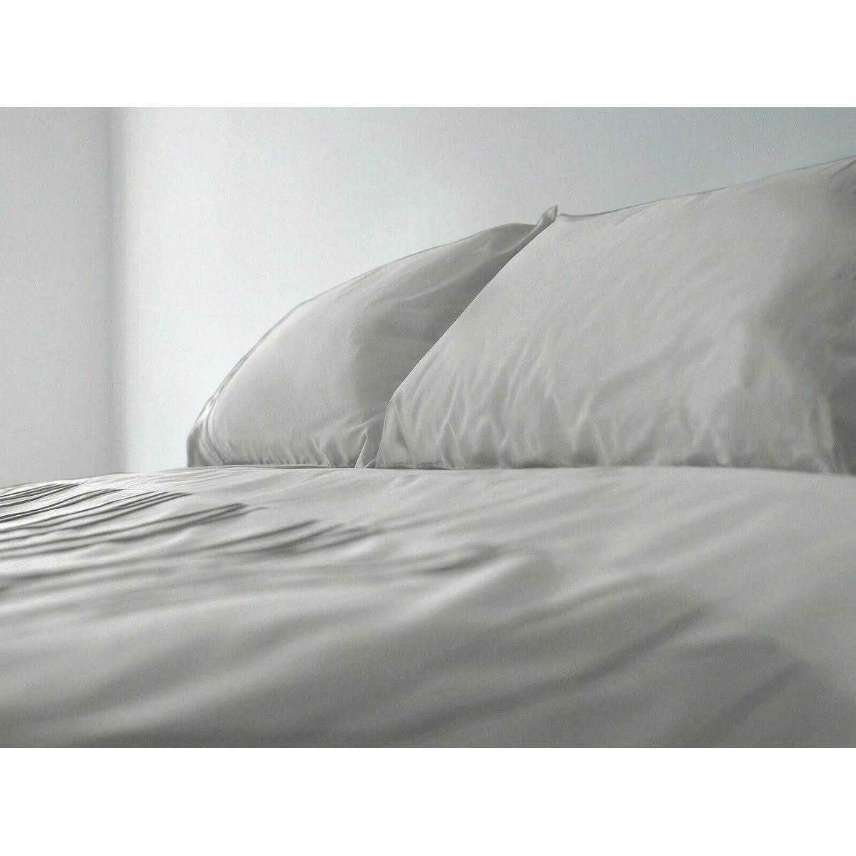 Cypress Linen Luxury Stay Cool 1800 TC Bamboo Feel Deep Pocket Sheet Set - Silver - Twin