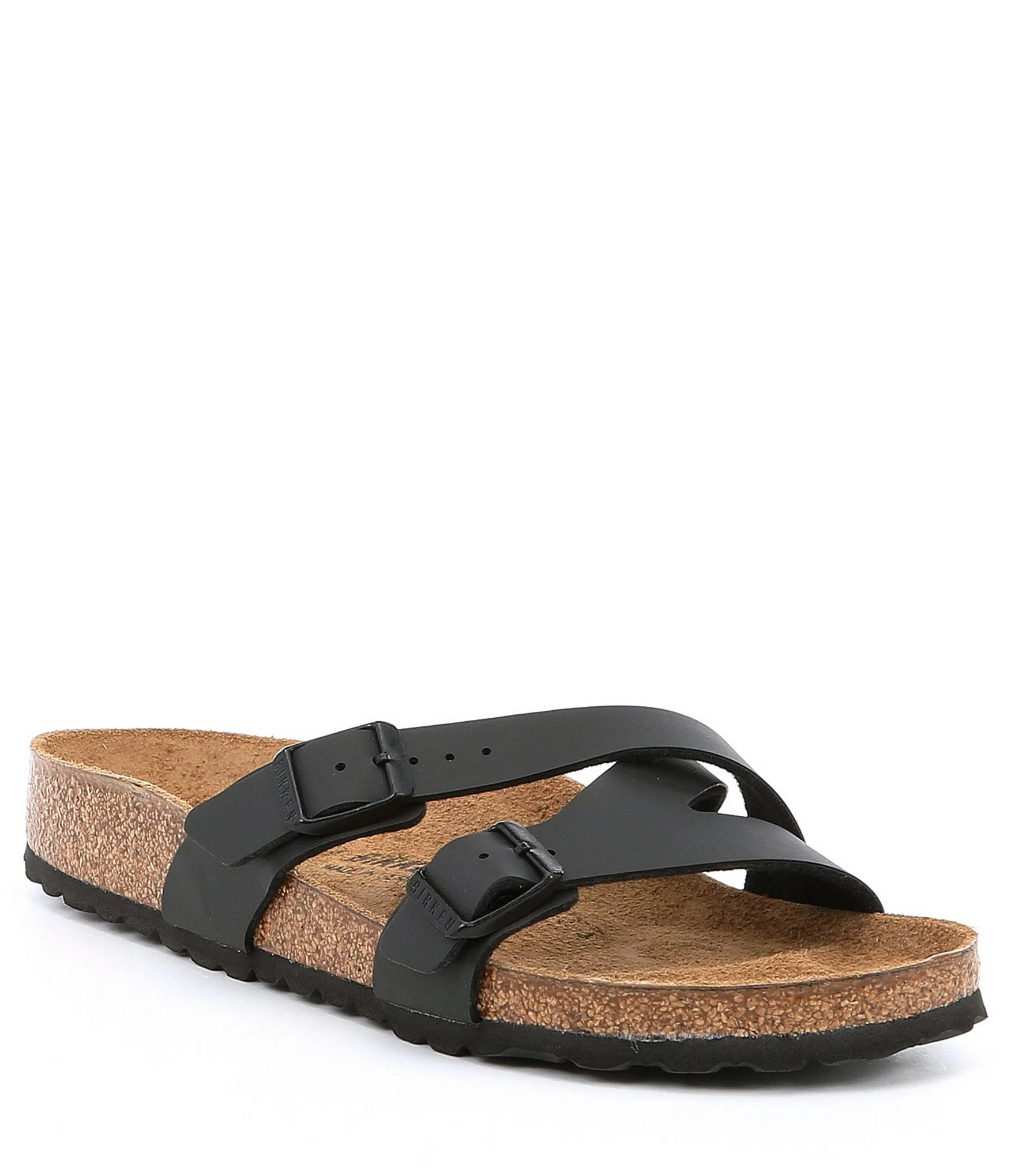 Birkenstock Women's Yao Slide - 42 Narrow - Black Birko-Flor