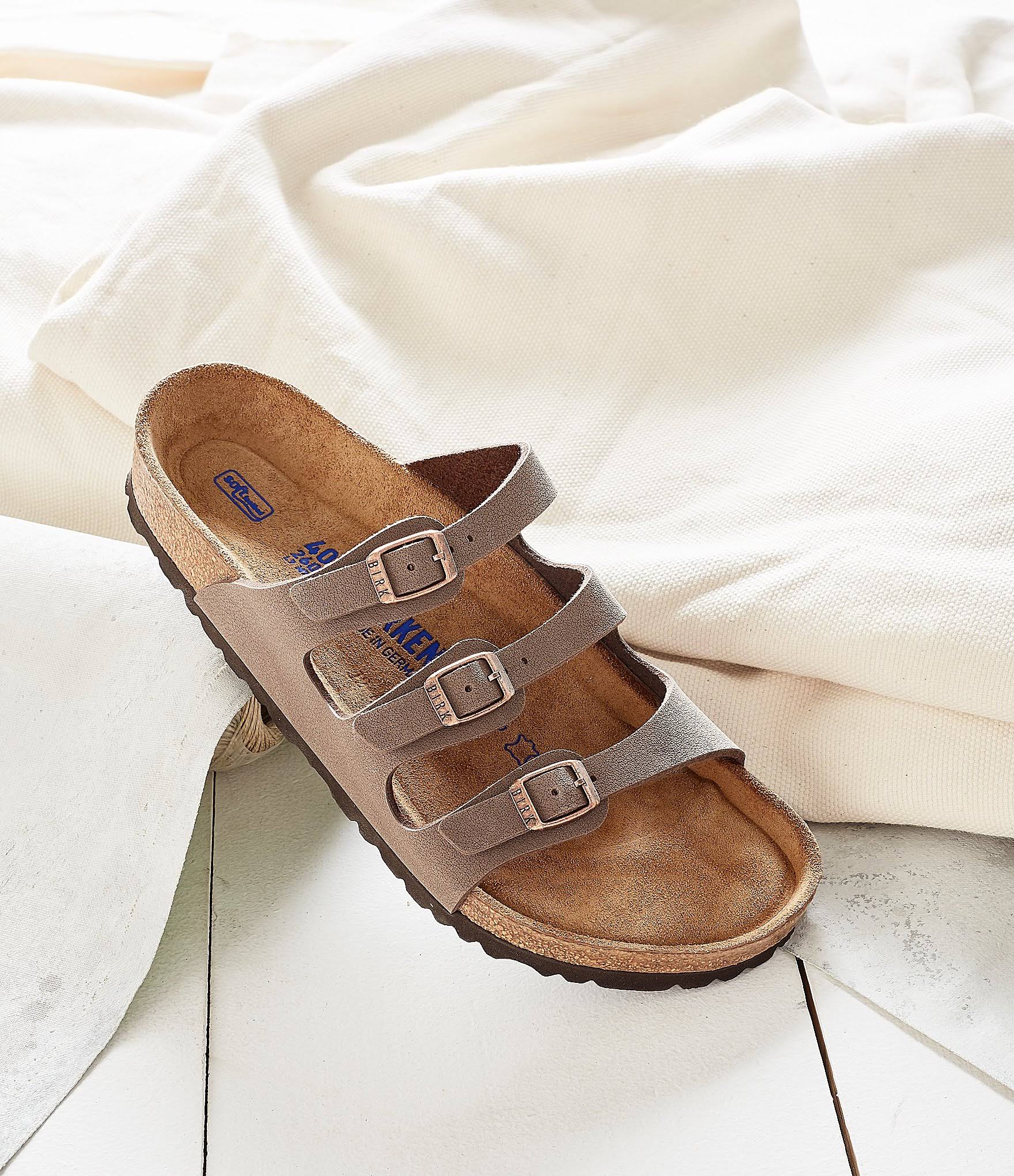 Birkenstock Women's Florida Soft Footbed Sandals, Size: 7.0, Brown