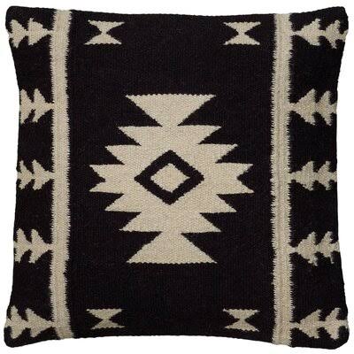Alapaha Cotton Throw Pillow Cover Color: Black