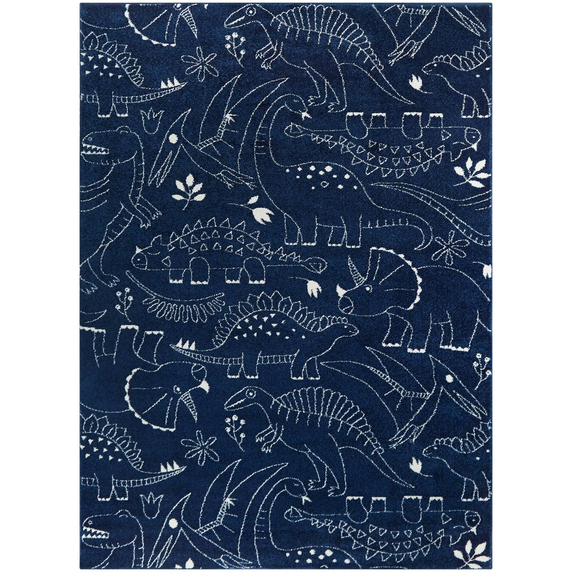 BALTA Parker Dinosaur Orange 5 ft. x 7 ft. Area Rug