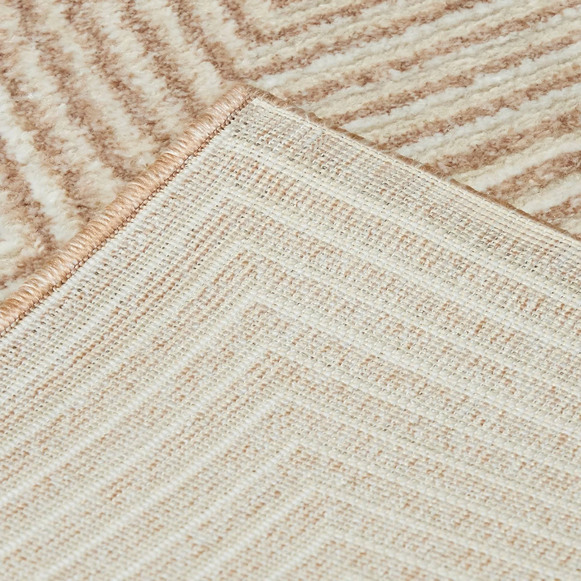 Balta Cabell Tan 5 ft. x 7 ft. Geometric Area Rug