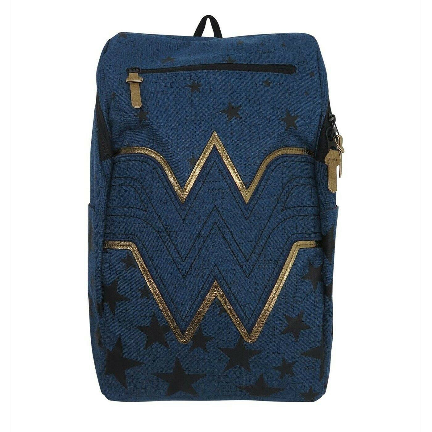 Wonder Woman Logo Navy Blue Backpack
