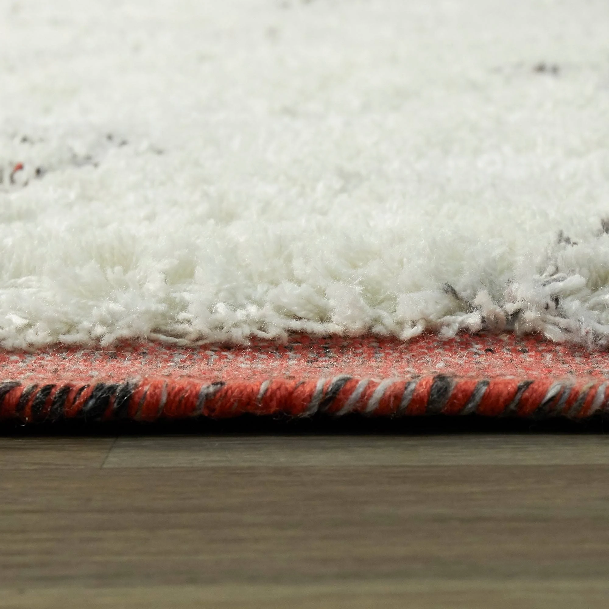 Remy Moroccan Shag Area Rug - 2&7x22 x 7& Runner - White
