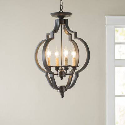 Aadvik 4 -Light 18.5x22 Flush Mount Birch Lane