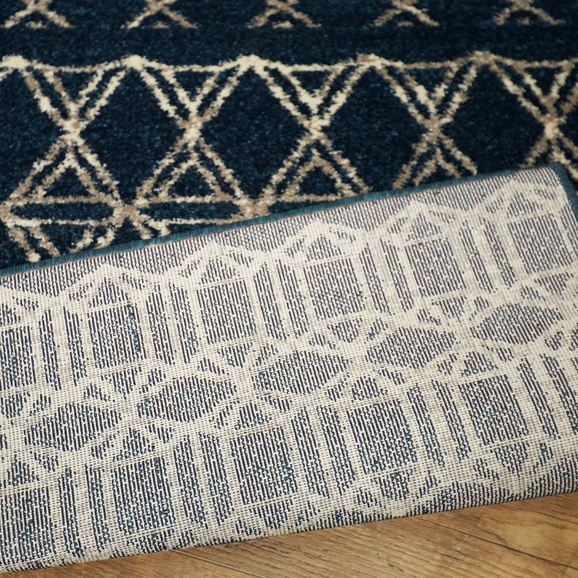 BALTA Wesley Taupe 8 ft. x 10 ft. Diamond Trellis Area Rug, Brown