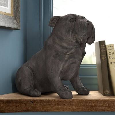 Bailley Sitting Bulldog Garden Figurine Size: 13x22 H x 17x22 W x 9x22 D