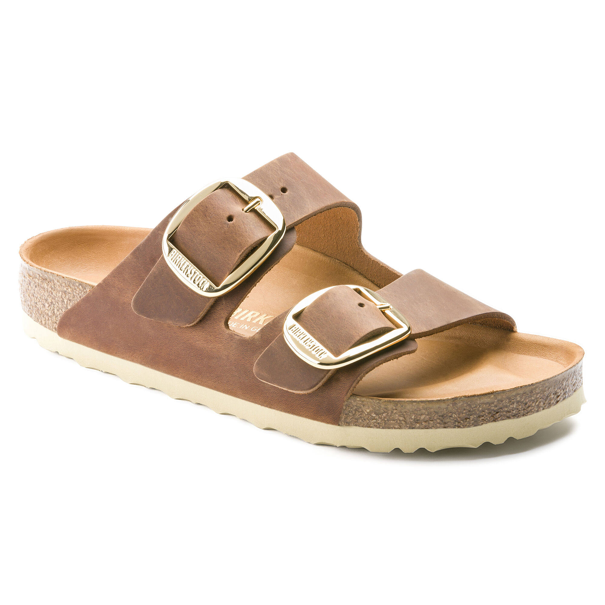 Birkenstock Arizona Big Buckle Sandals - Cognac