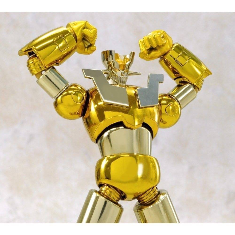 New Super Robot Chogokin Shin Mazinger Z Gold Ver Figure Bandai Tamashii Nation
