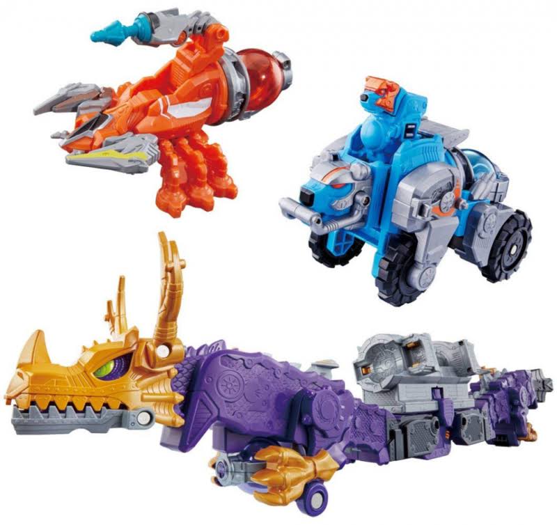 Space Sentai Kyuranger Kyutama Combined 02,10,11 DX Liu Teio Set