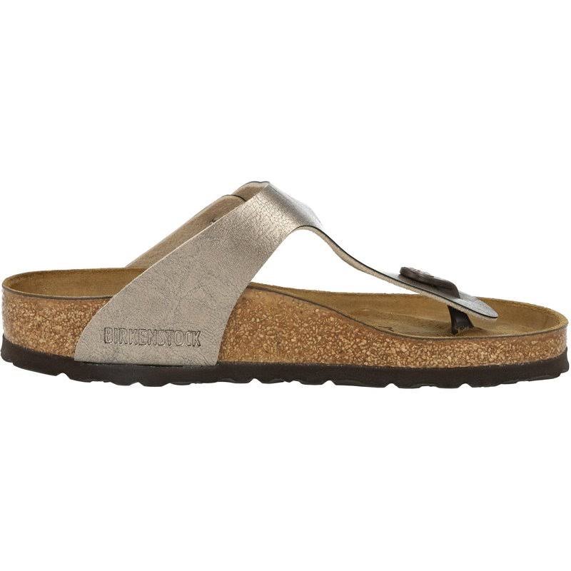Birkenstock Gizeh Birko Flor Regular Ladies Sandals - Graceful Taupe