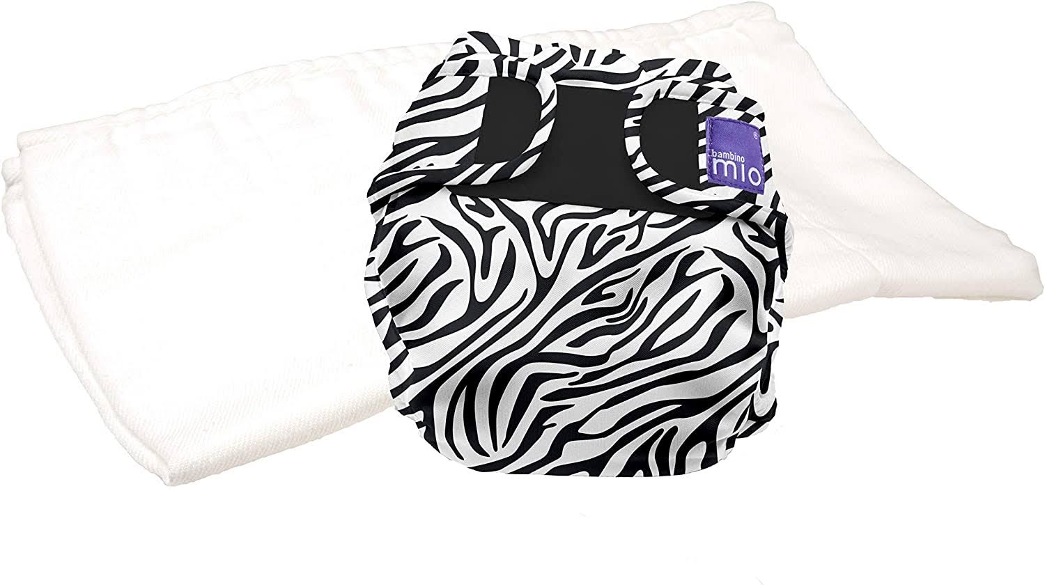 Bambino Mio mioduo Two-Piece Cloth Diaper, Savanna Stripes / Size Two