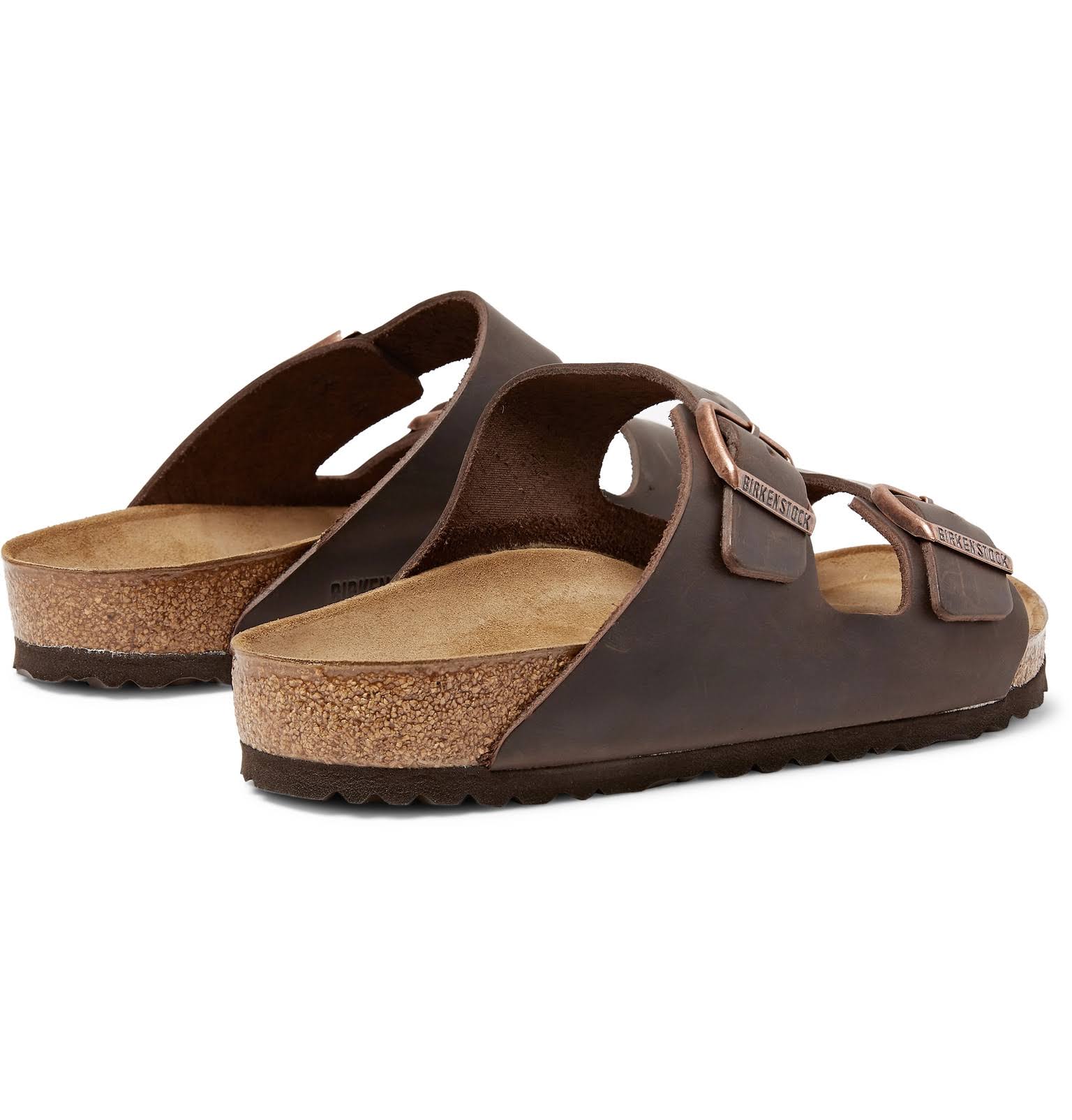 Birkenstock Leather Arizona Sandals - Habana