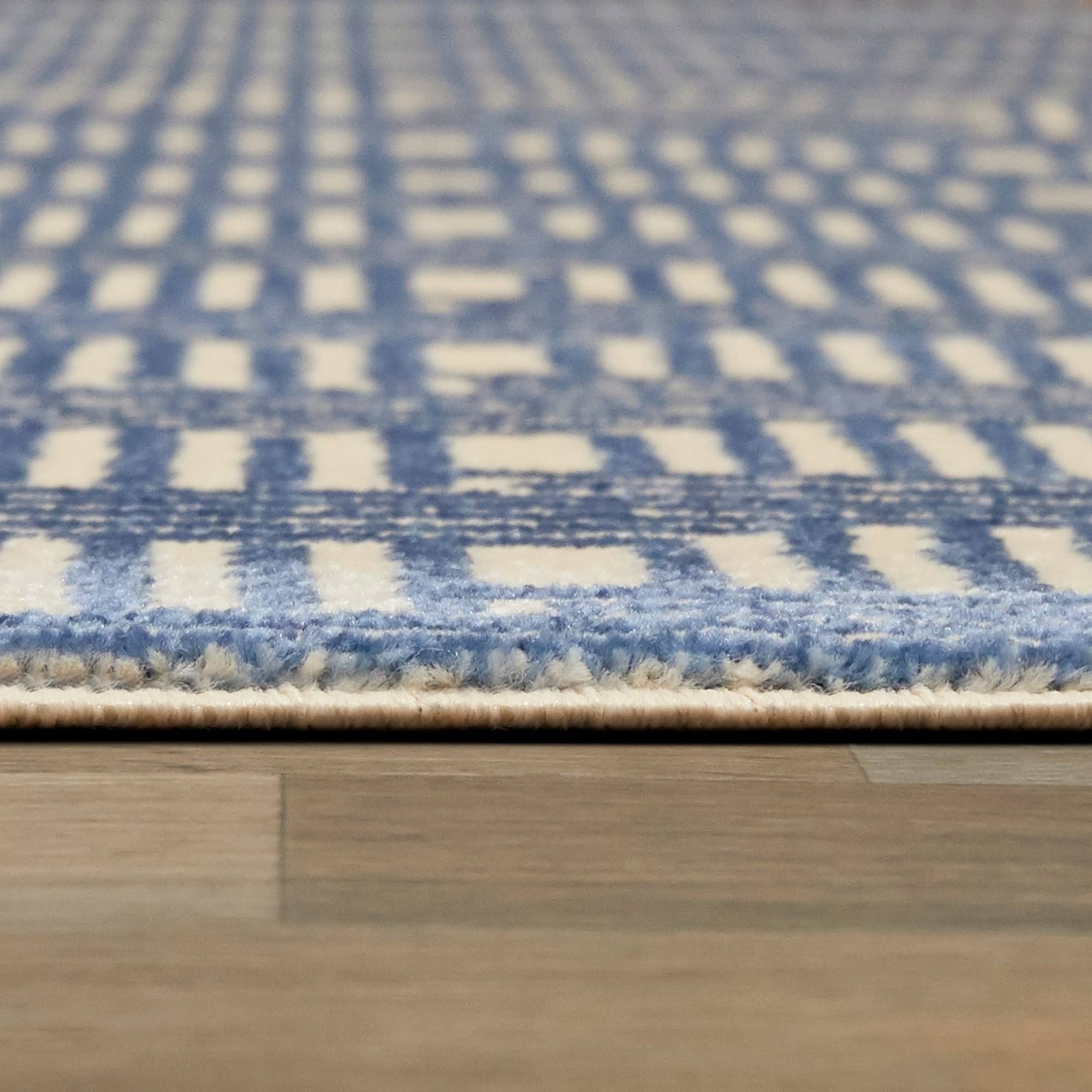 BALTA Gwynn Cream 8 ft. x 10 ft. Art Deco Striped Area Rug, Ivory
