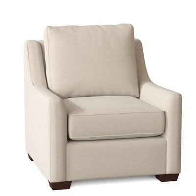 L? A 33x22 Wide Armchair Birch Lane Body Fabric: Bihar Natural