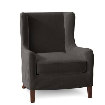 Birch Lane Adamstown 33x22 Wide Wingback Chair Body Fabric: Turbo Iron