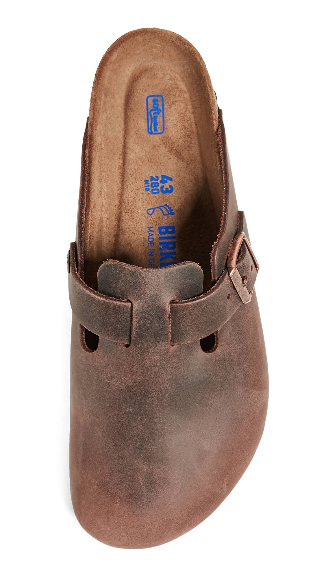Birkenstock Boston Soft Footbed (43 Habana Oiled Leather)