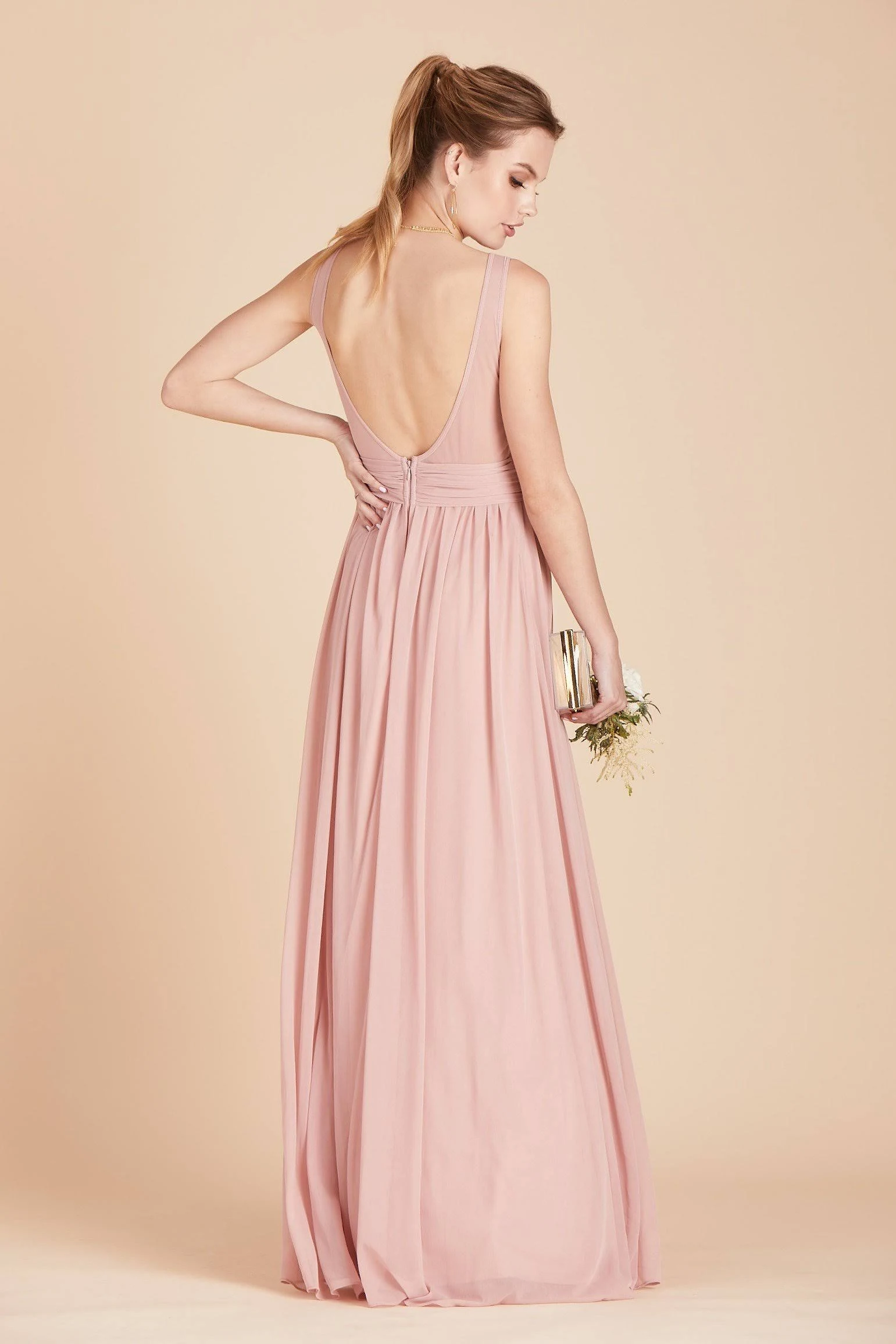 Birdy Grey Jan Bridesmaid Dress in Rose Quartz L / Rose Quartz