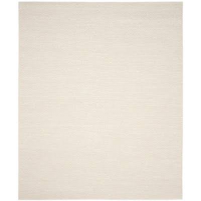 Elle Handmade Flatweave Ivory Area Rug