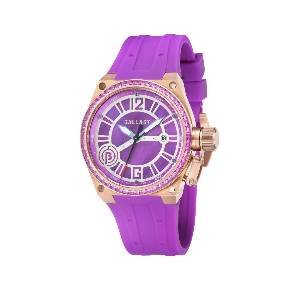 Ballast Valiant Midsize Women Gold IP 42mm Quartz Watch BL-5103-07