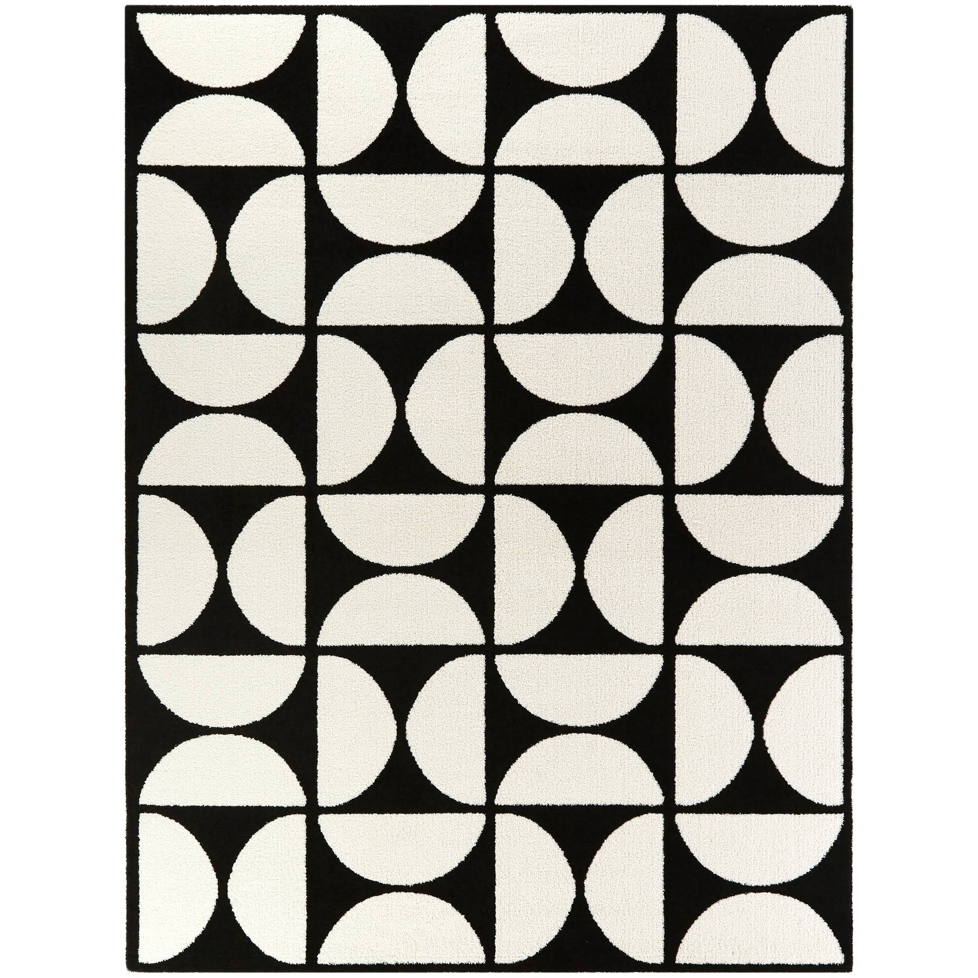 BALTA Bartholdi Grey 8 ft. x 10 ft. Modern Geometric Area Rug