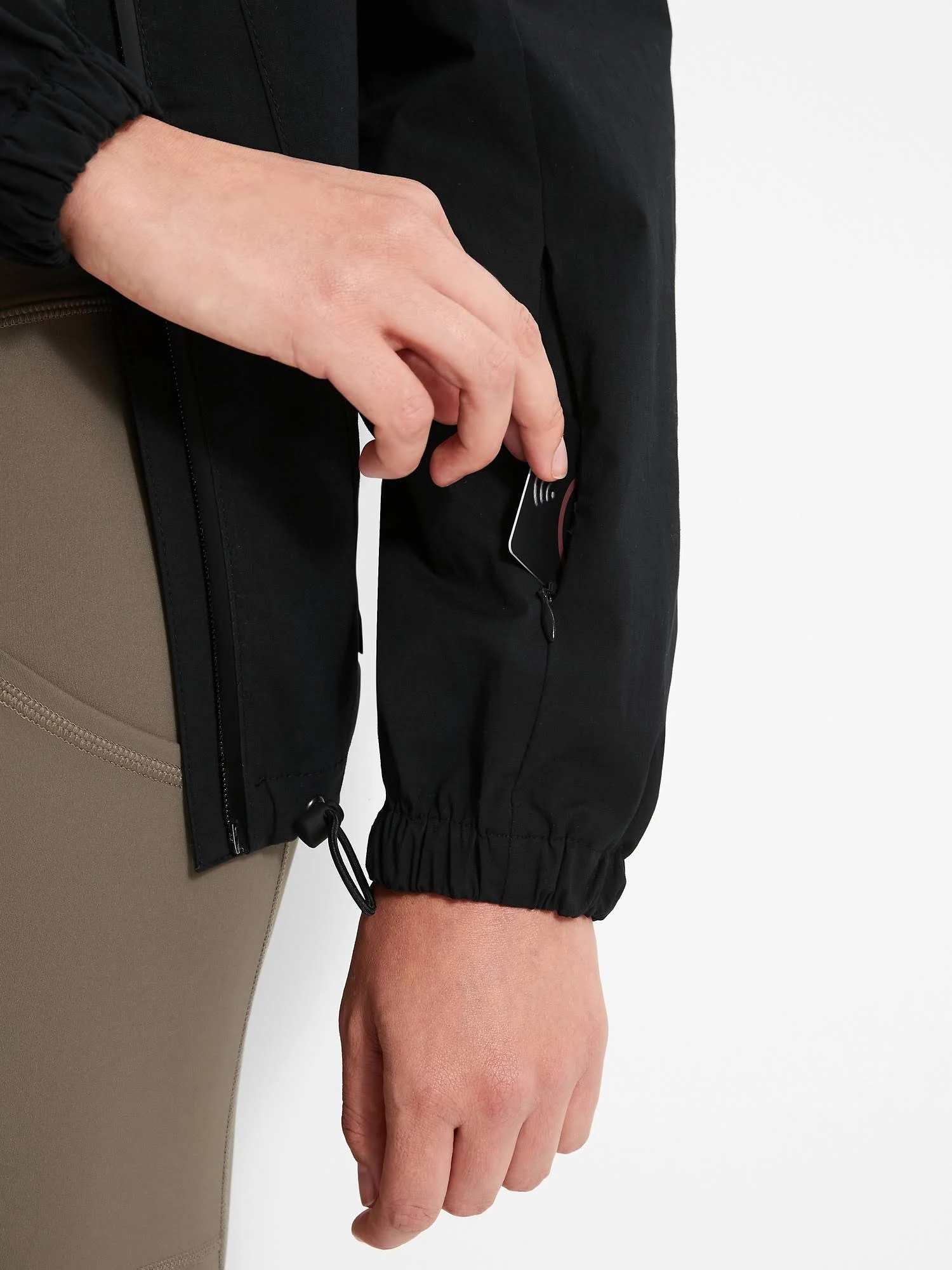 Banana Republic Women's Rain Jacket Black Size Xxs