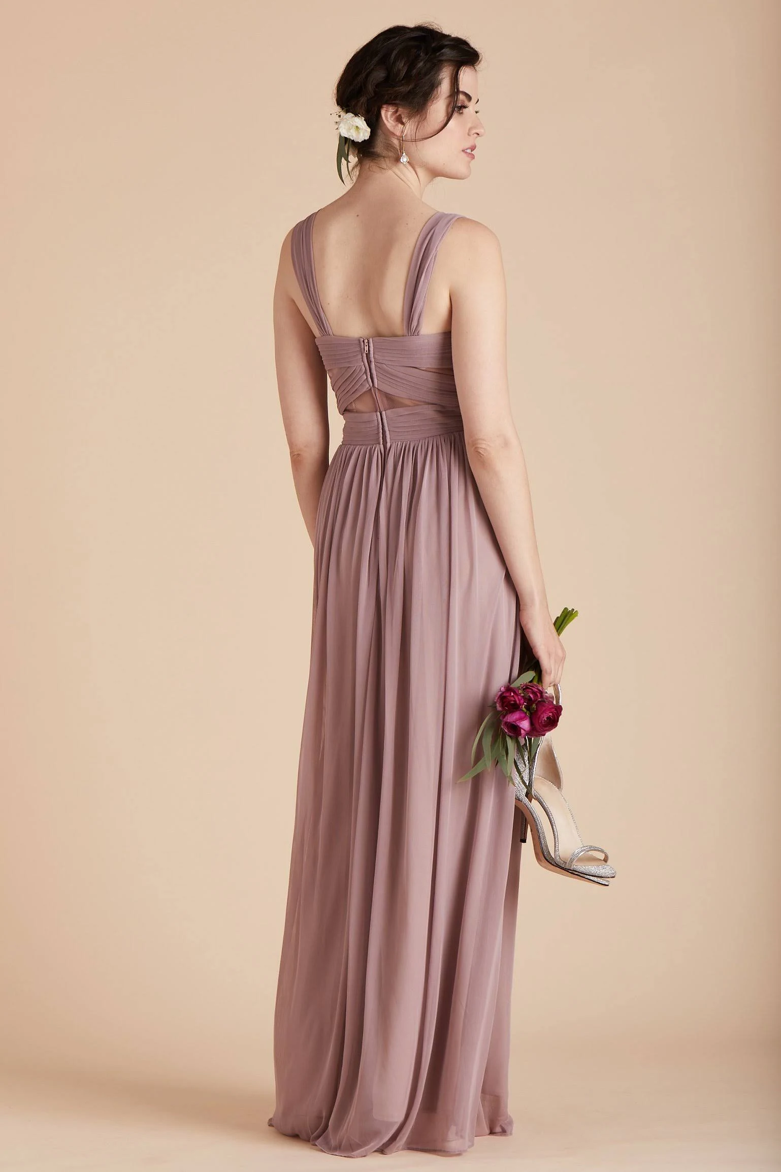 Birdy Grey Elsye Bridesmaid Dress in Mauve L / Mauve