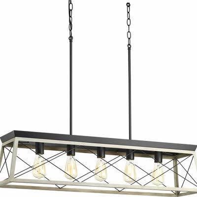 Delon 5 - Light Kitchen Island Linear Pendant