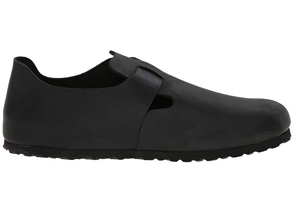 Birkenstock Women's London Oiled Leather, Size: 44 N, Black