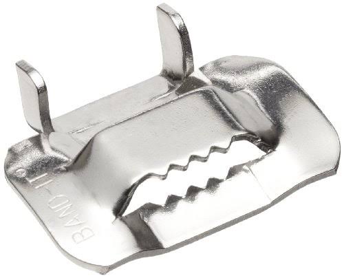 Band-It C45699 316 Stainless Steel Ear-Lokt Buckle, 3/4x22 Width, 100 per Box