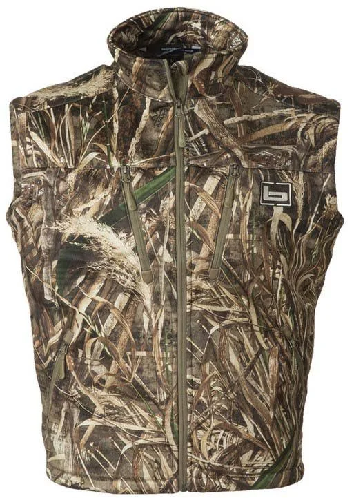 Banded Mid Layer Fleece Vest, Mens, Realtree Max 5, Medium
