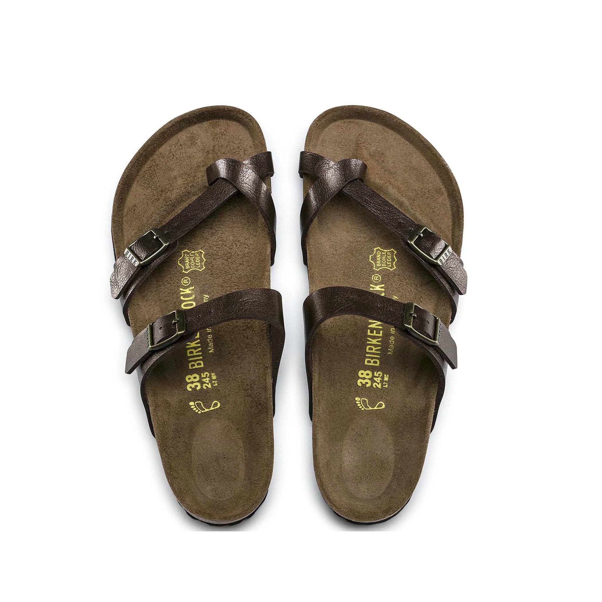 Birkenstock Women's Mayari Sandal- Brown, Graceful Toffee / 40