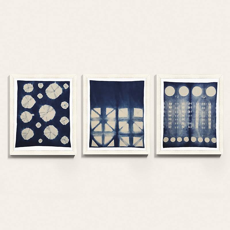 Shibori Fabric Art - Ballard Designs