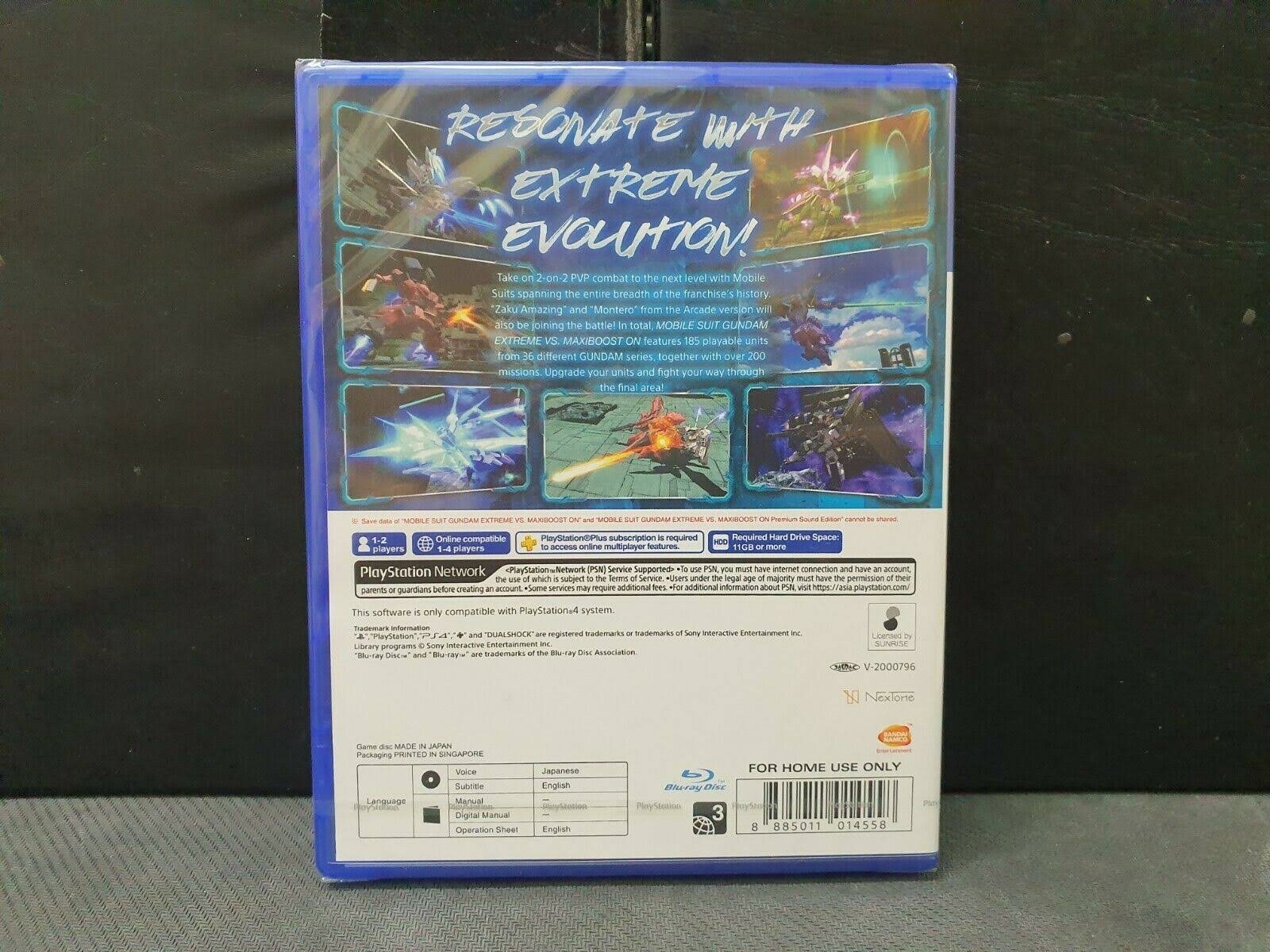 Mobile Suit Gundam Extreme Vs MaxiBoost on - PlayStation 4