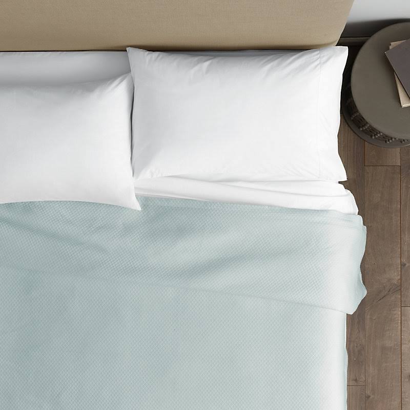 Signature Diamond Matelasse Coverlet - Gray Full - Ballard Designs