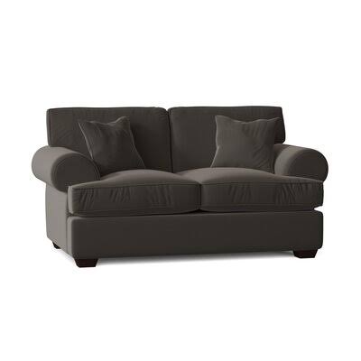 Workington 67x22 Rolled Arm Loveseat Body Fabric: Spinnsol Iron