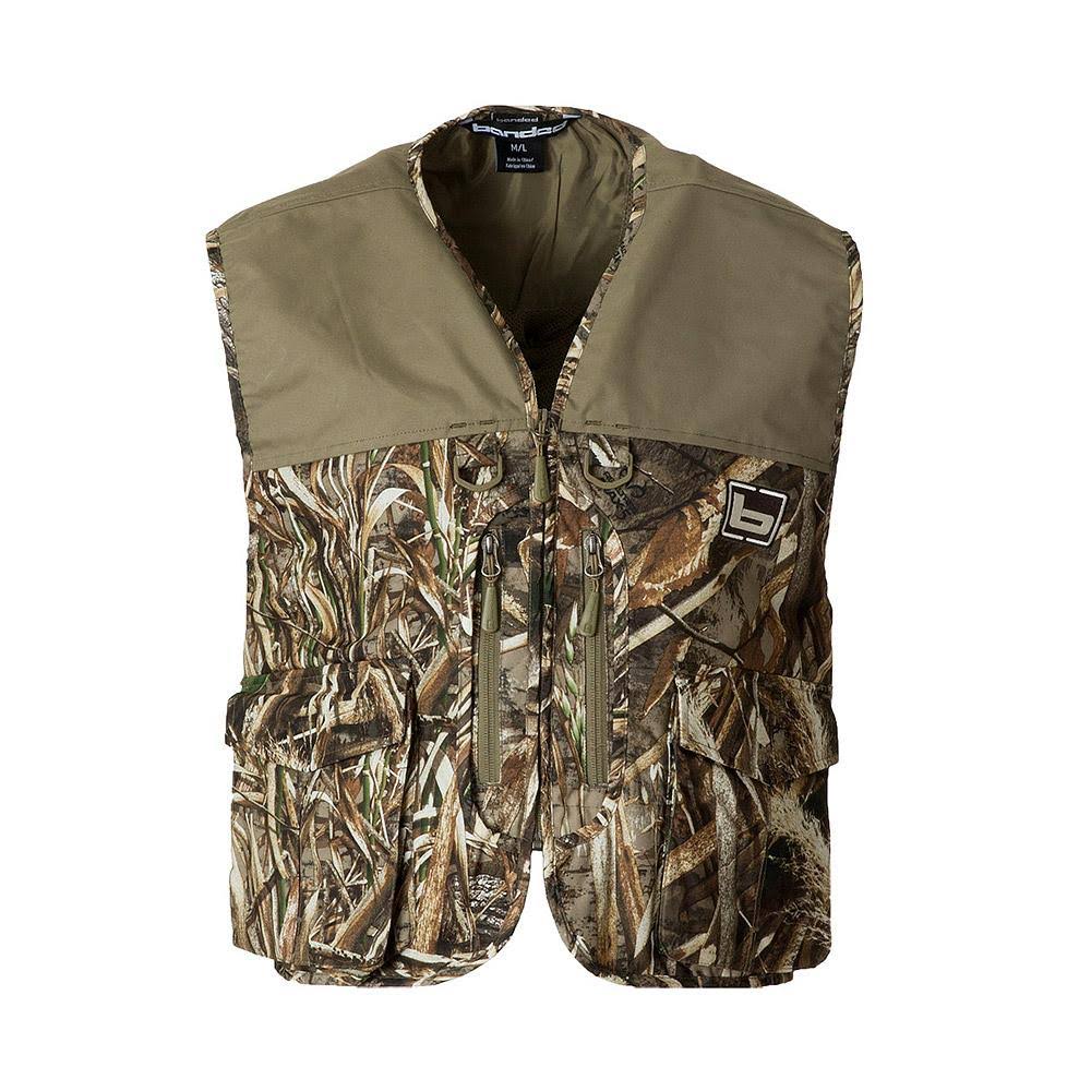Banded Waterfowler&s Hunting Vest, Mens, Realtree Max 5, Medium/Large