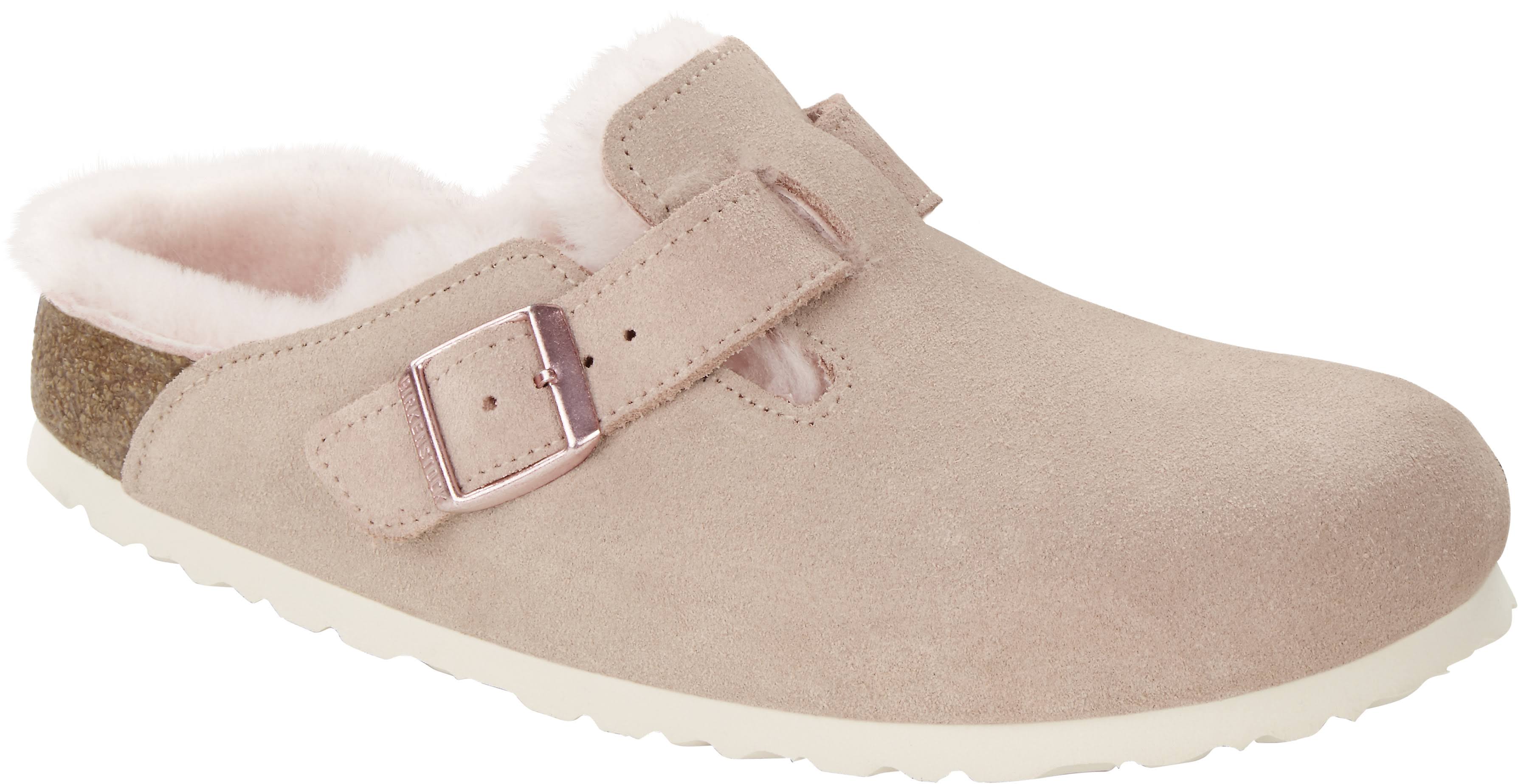 Birkenstock Women's Boston Shearling Light Rose