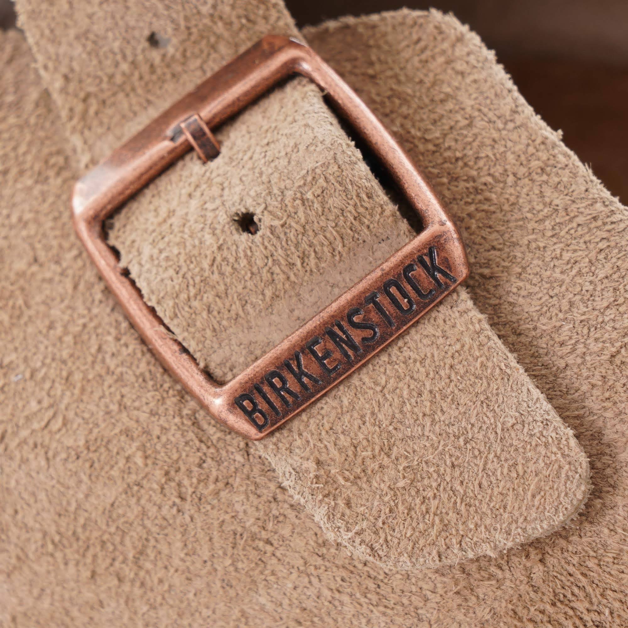 Birkenstock Boston SFB Taupe Suede