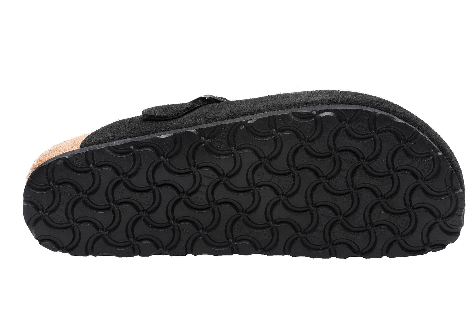Birkenstock Boston Soft Footbed - Black Suede Size 36