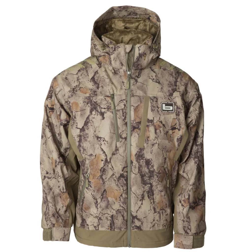 Banded Stretchapeake Wader Jacket, Mens, Natural GEAR, 2 Extra Large