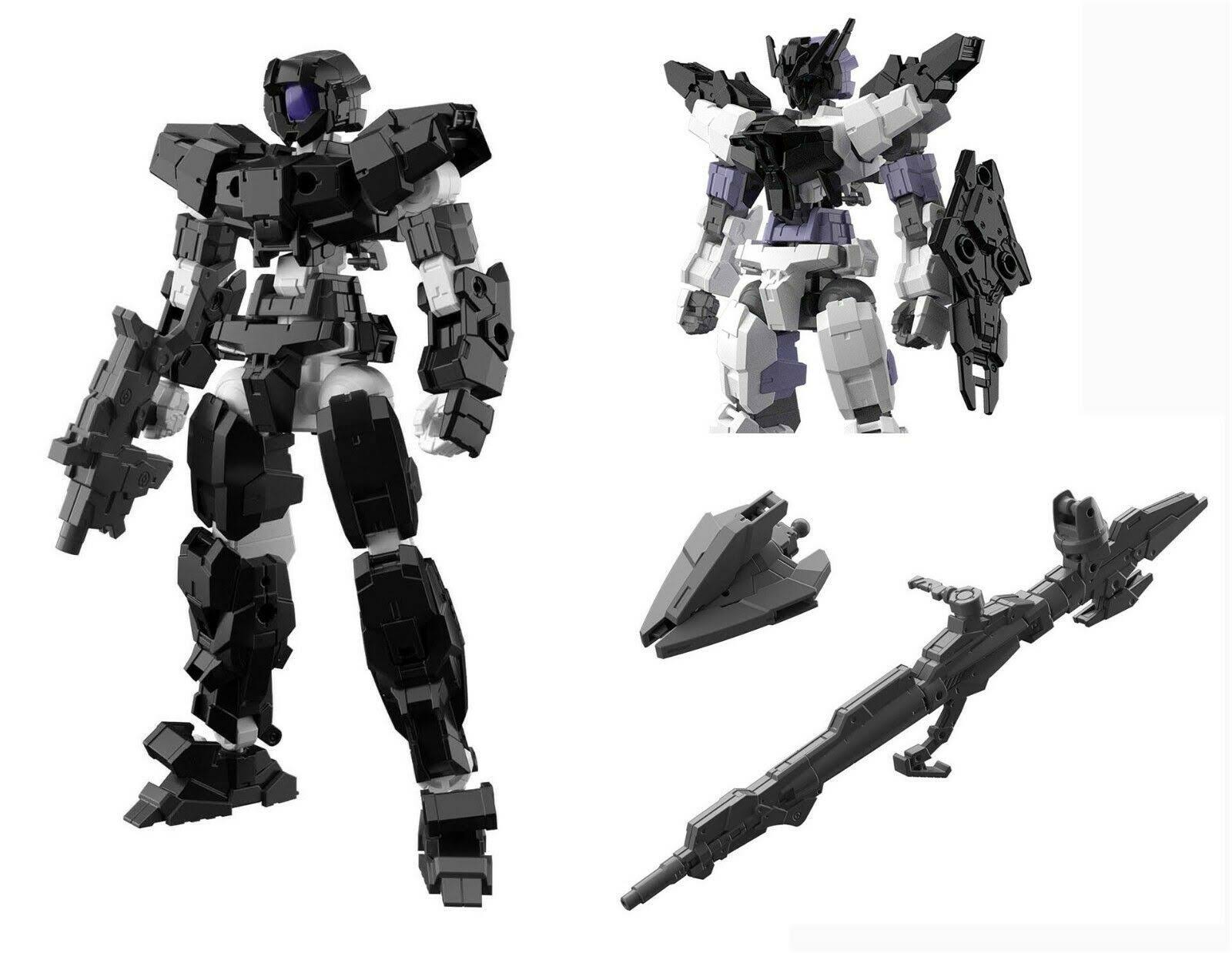 3 Bandai Spirits Sets - 30mm - Black Option Armor, Option Parts & Black Alto Fig