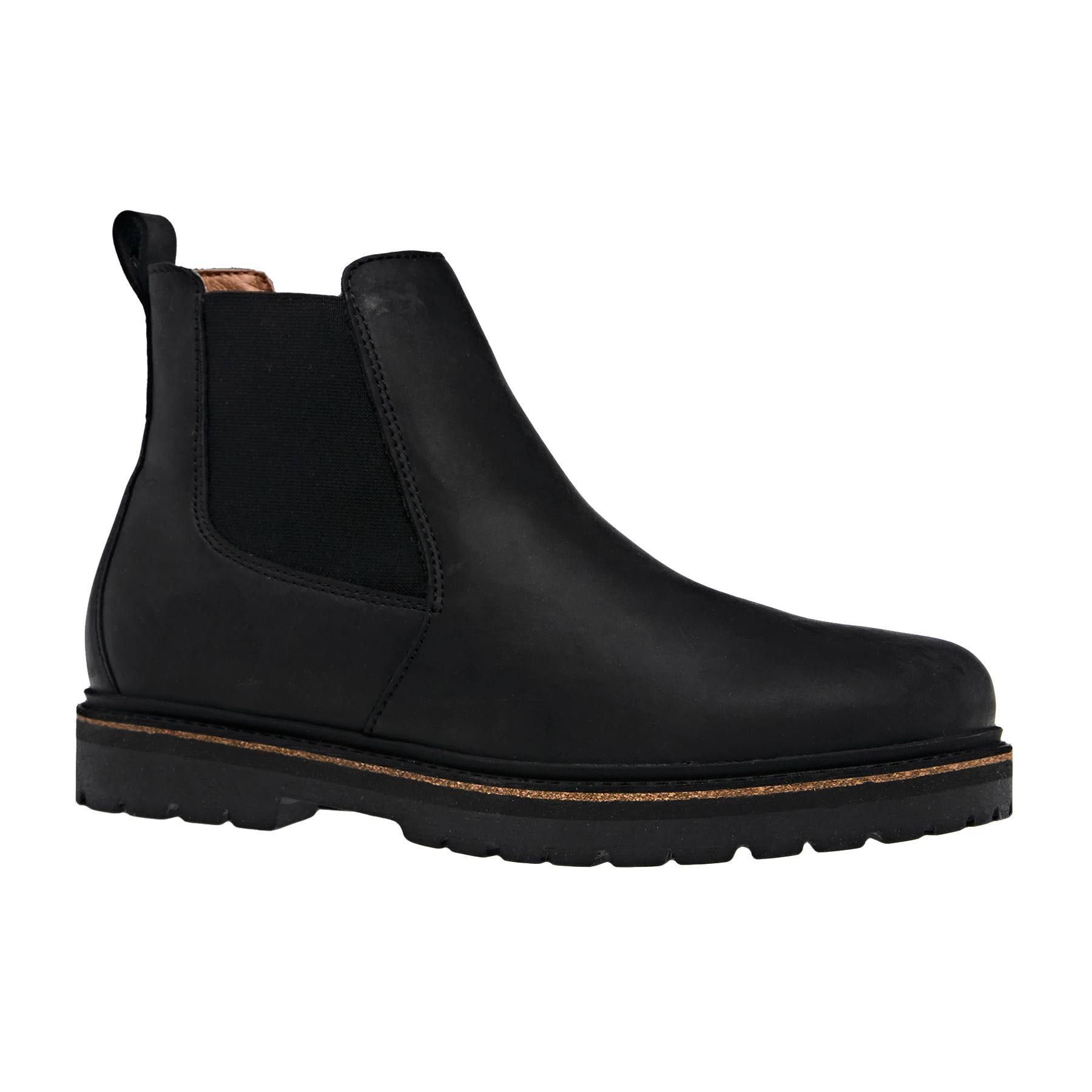Birkenstock Stalon Nubuck Leather Black Boots