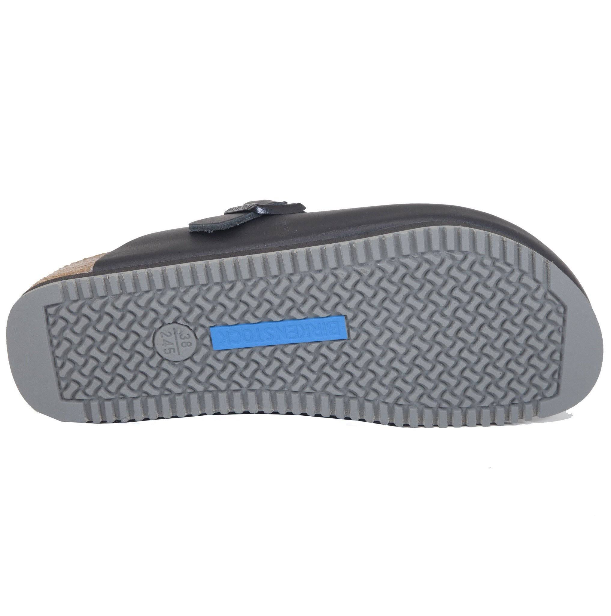 Birkenstock Boston Super Grip Shoes Black Leather : 40 Regular