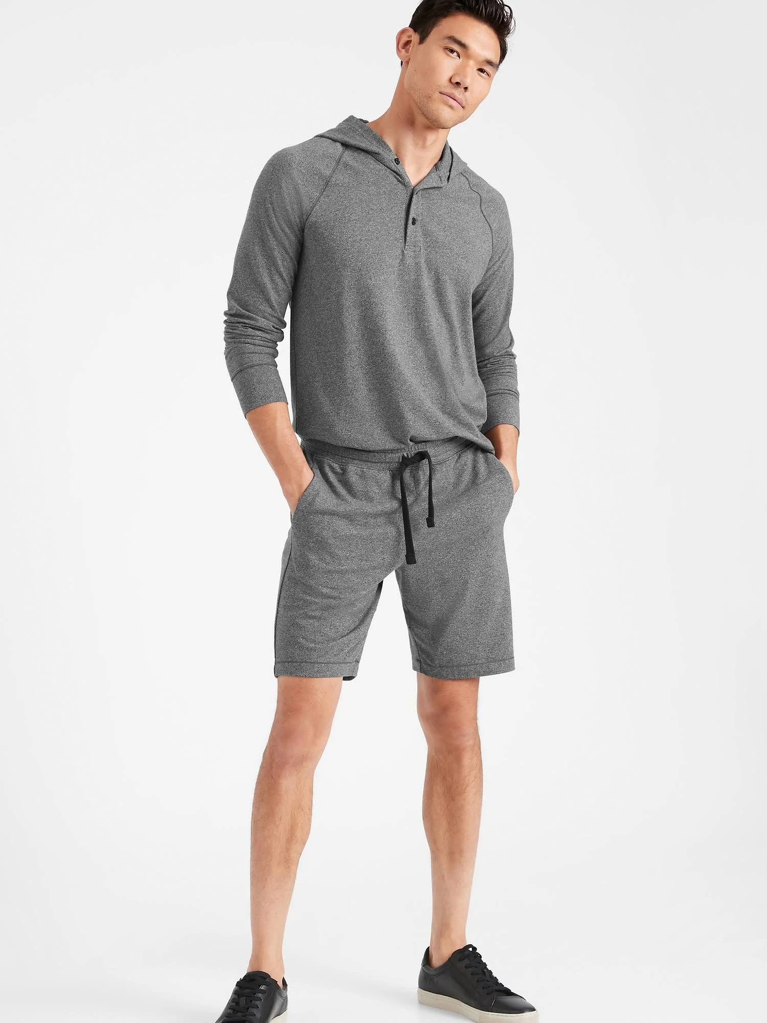 Banana Republic Men's Cozy Lounge Short Charcoal Gray Tall Size L