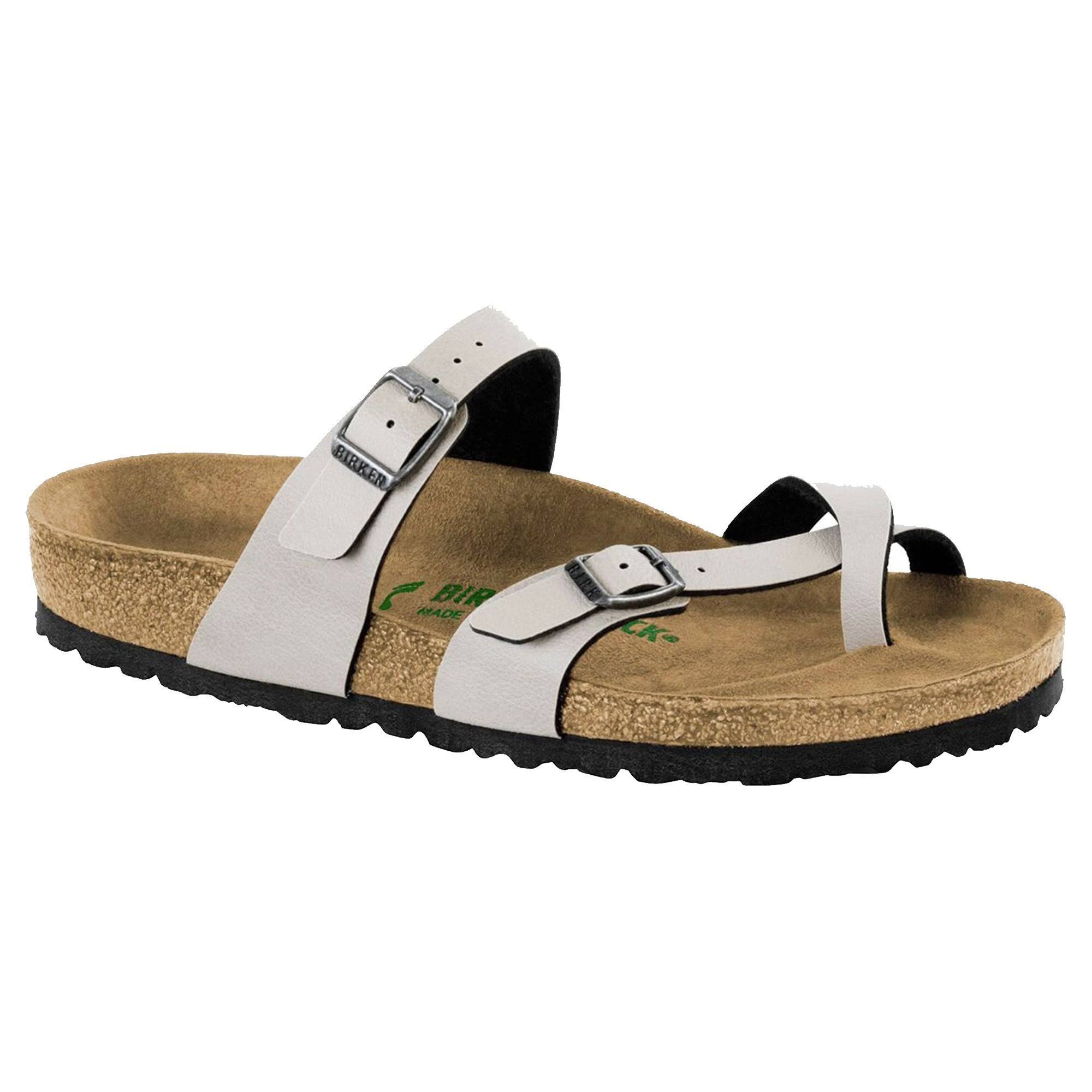 Birkenstock Women's Mayari Vegan (41 Stone Pull Up BF)