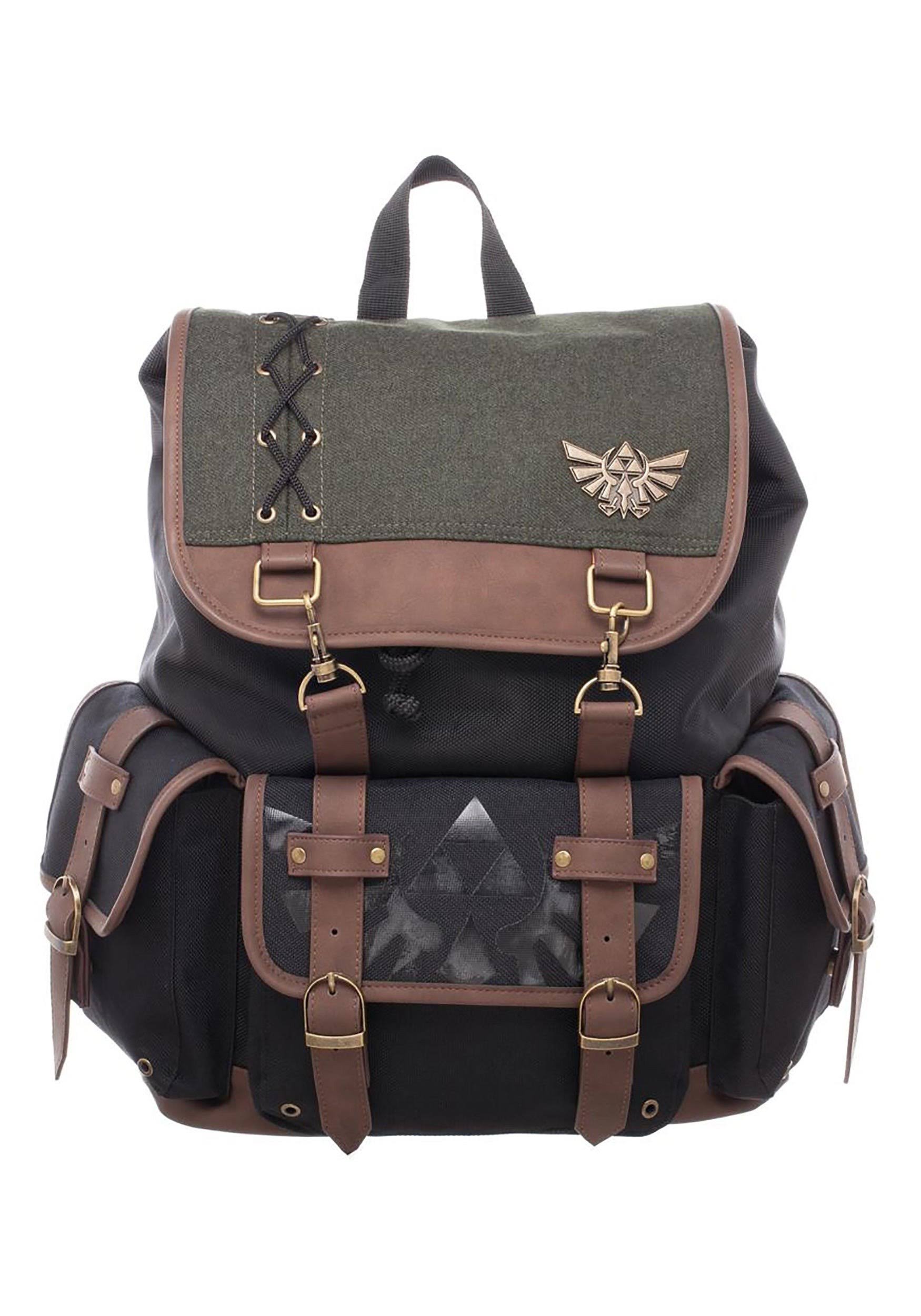 Nintendo Zelda Link Ruck Sack w/ Metal Badge and PU