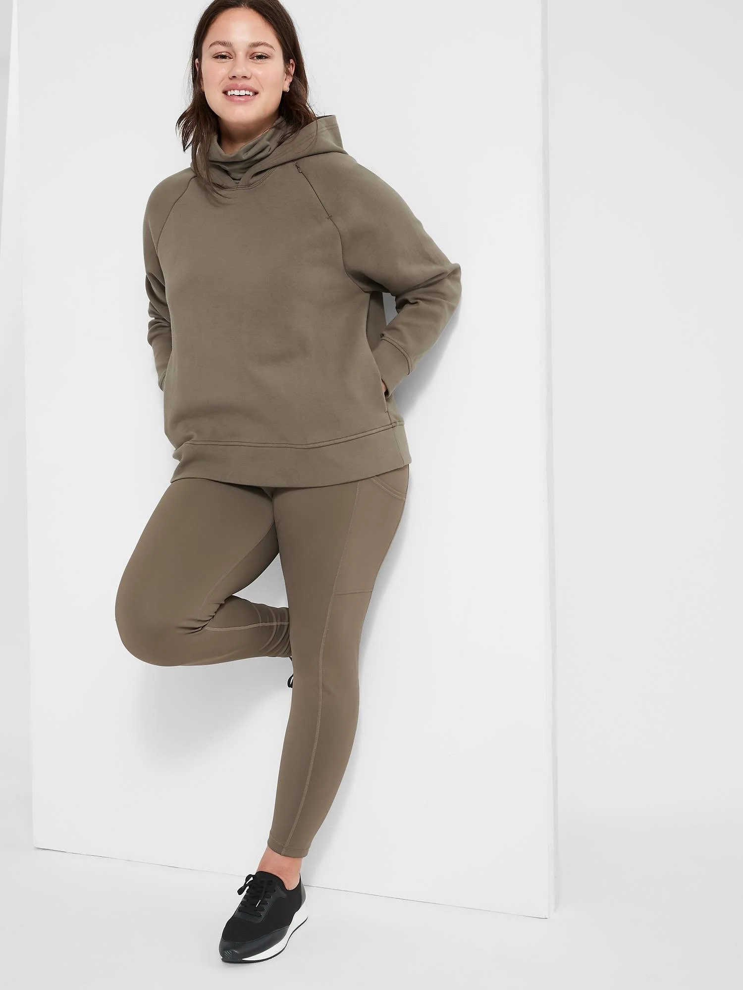 Banana Republic Women's on The Go 7/8 Legging Dusty Olive Green Size XXL